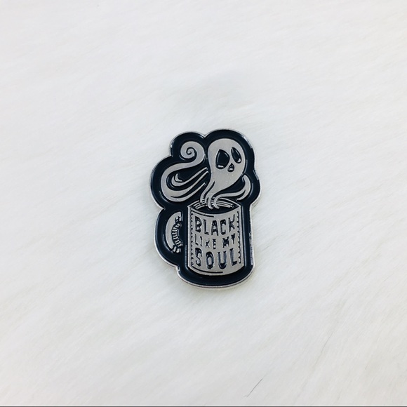 ‼️5 for $25 SALE‼️The Ghost Coffee Mug Enamel Pin - Picture 4 of 5